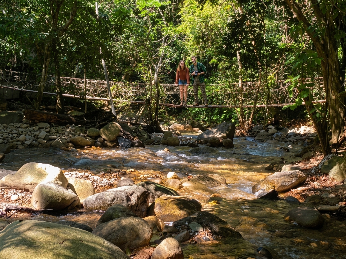 El Nogalito Hiking: Senderismo, Río y Cascada