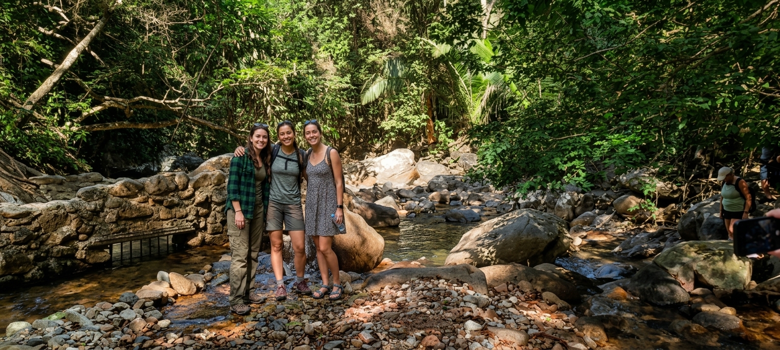 El Nogalito Hiking: Senderismo, Río y Cascada